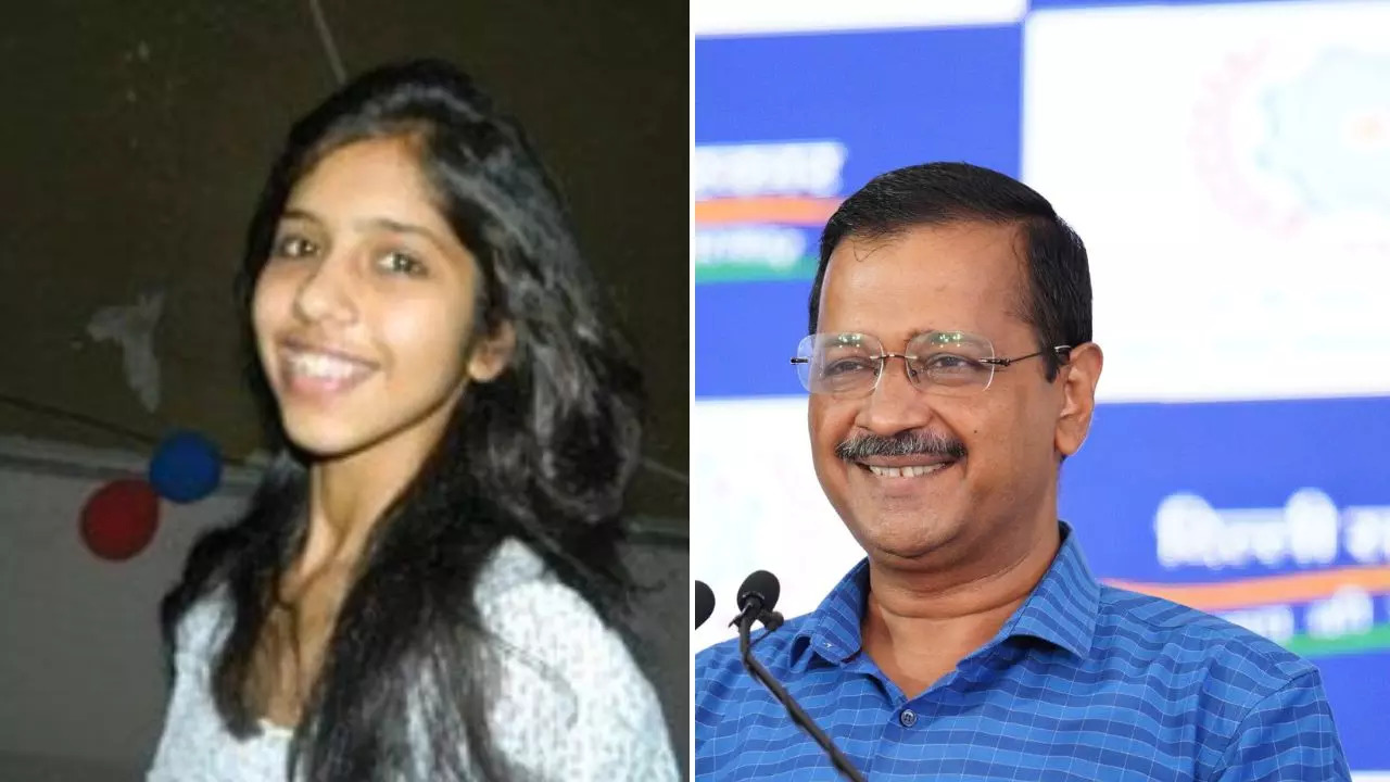 kejriwal and daughter