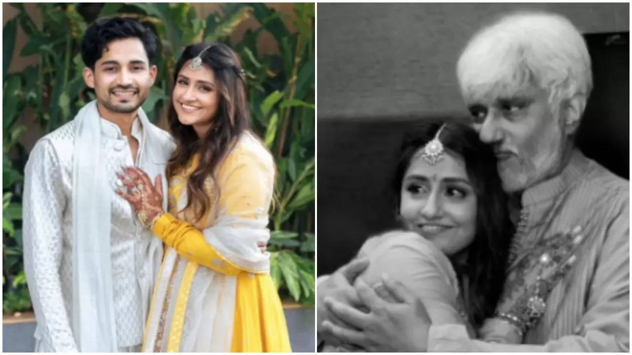 Vikram Bhatt's daughter Krishna Bhatt engagement pictures