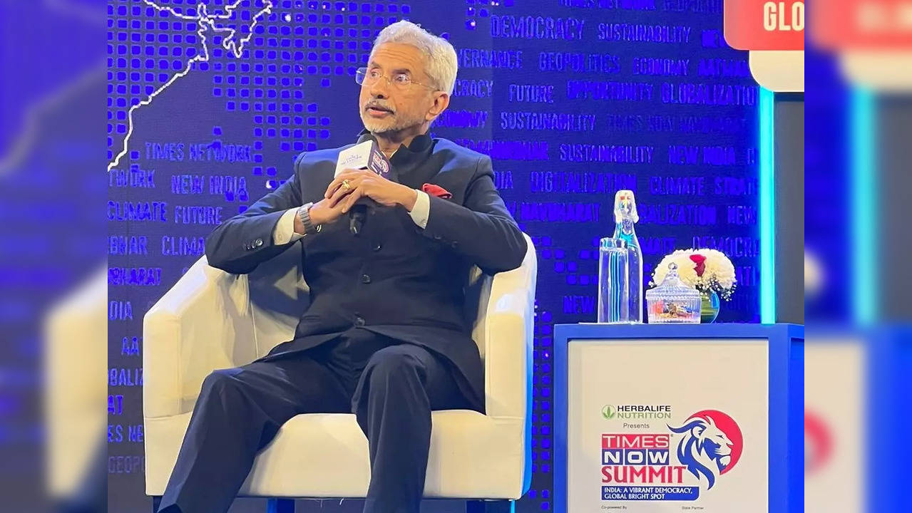 External Affairs minister S Jaishankar at Times Now Summit 2022