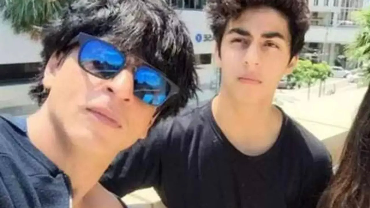 Aryan Khan and Shah Rukh Khan