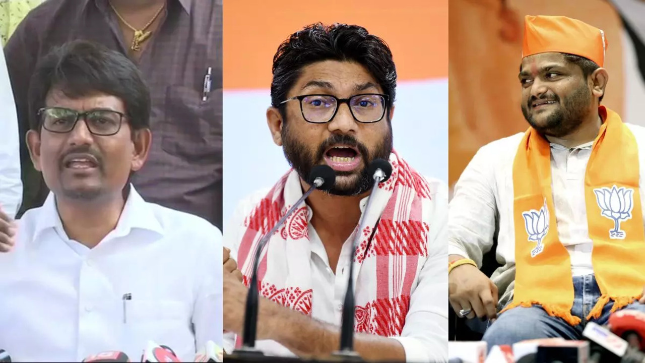 Hardik Patel, Jignesh Mevani, Alpesh Thakor