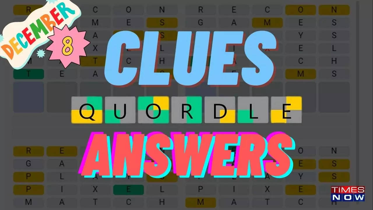 Quordle hints, clues, and answers for Dec 8; Thesaurus Thursdays ...