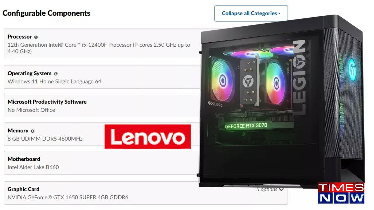 Custom build your Desktop PC directly from Lenovo, with the company’s