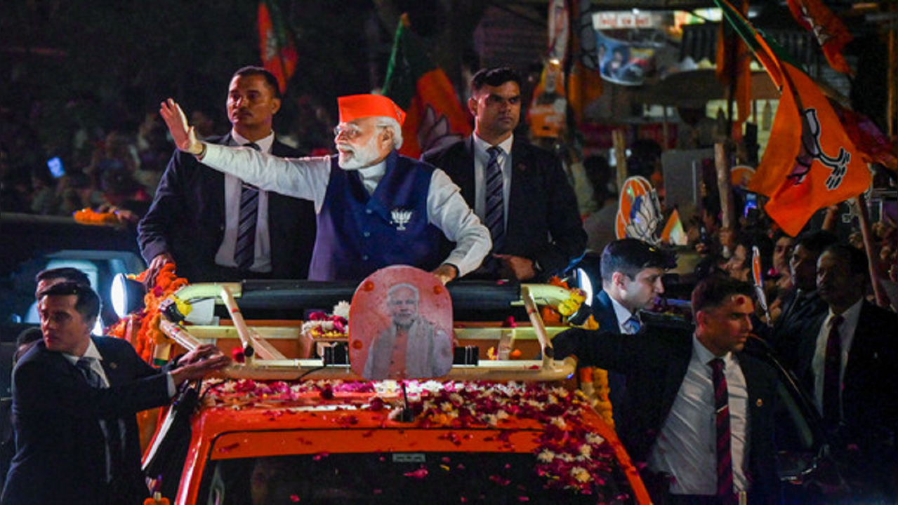 Gujarat Assembly elections 2022: PM Narendra Modi during a rally in Gujarat