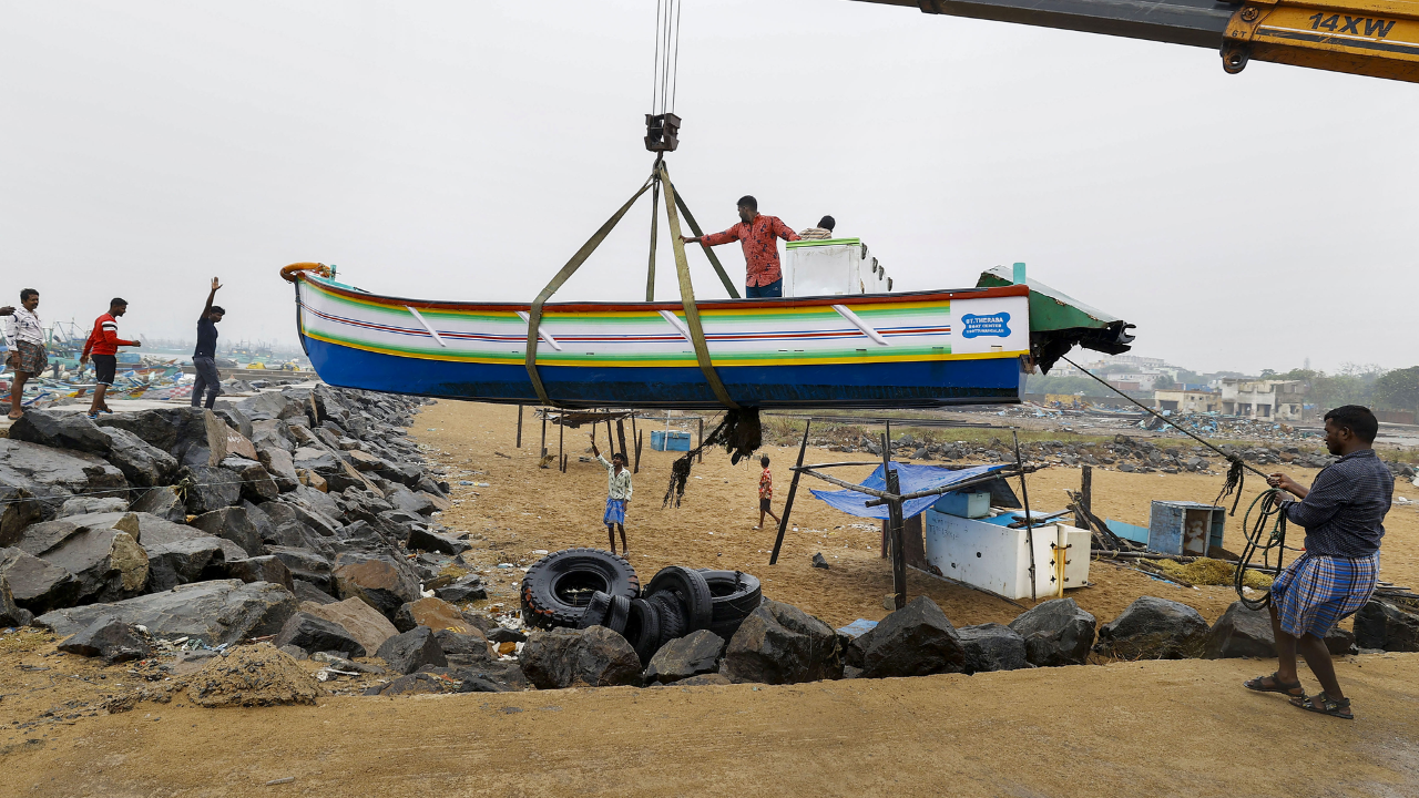 Cyclone Mandous Four killed trail of destruction in Tamil Nadu heavy rainfall in southern Andhra Pradesh