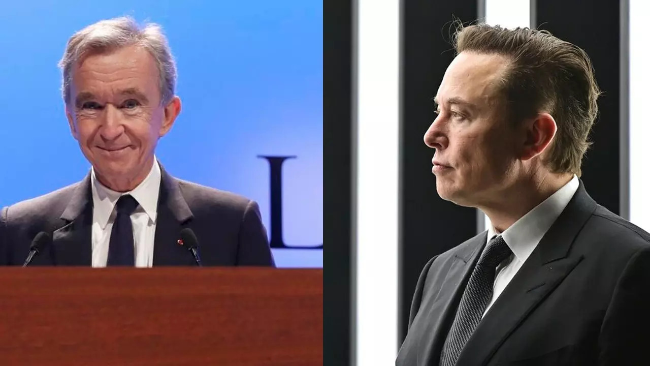 Bernard Arnault and Elon Musk