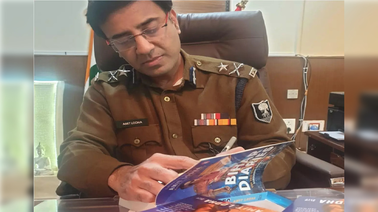 IPS Amit Lodha at his office