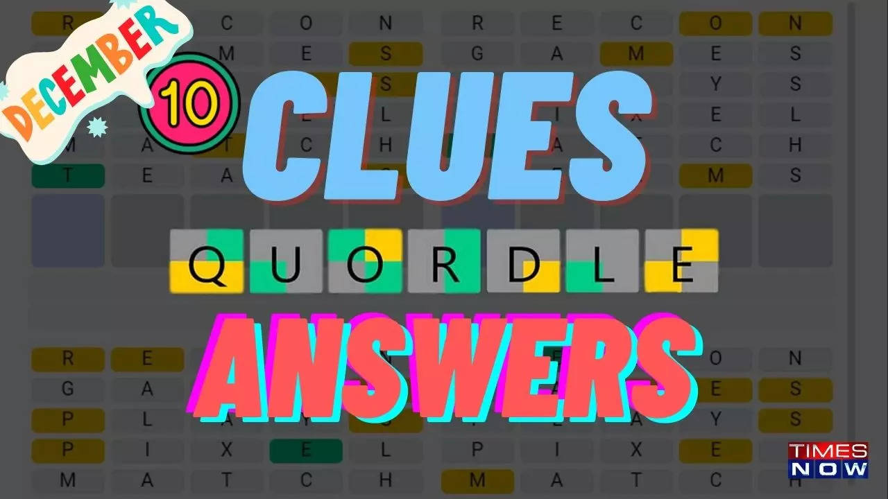 Daily Quordle 106 HINTS - Need help with today's Quordle puzzle? CLUES for  May 10 teaser, Gaming, Entertainment