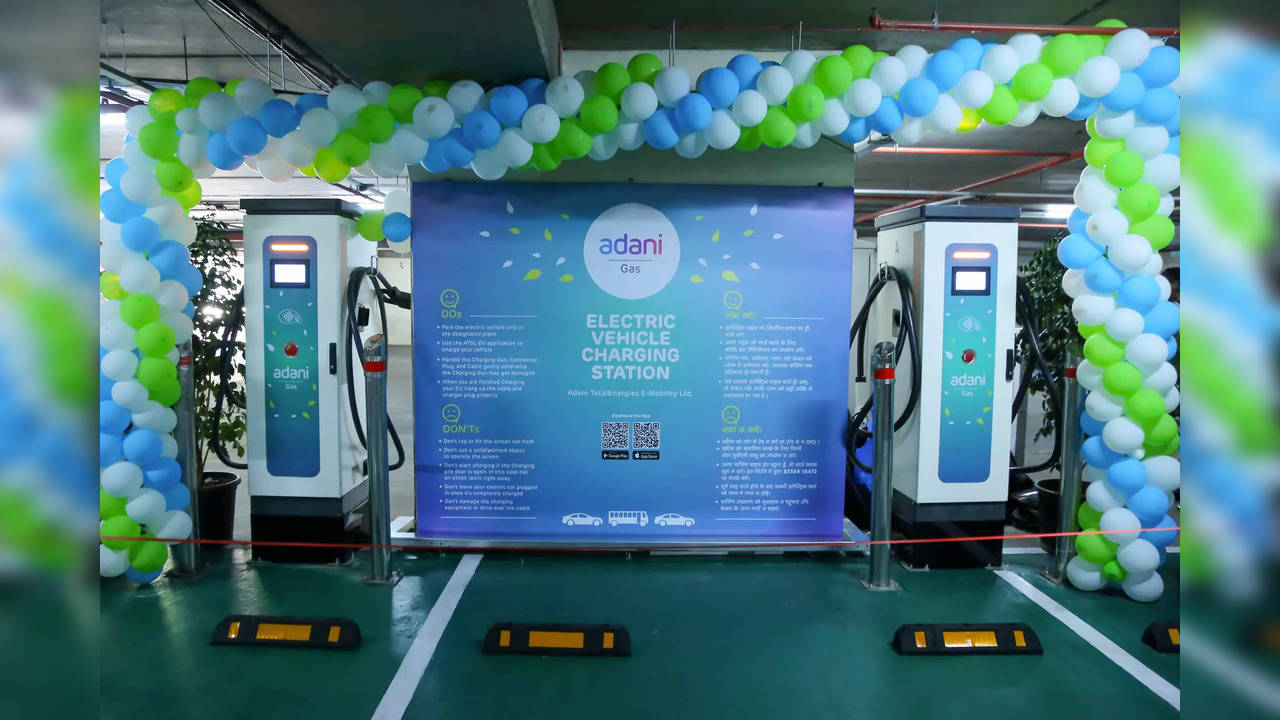 Adani ev deals charging station