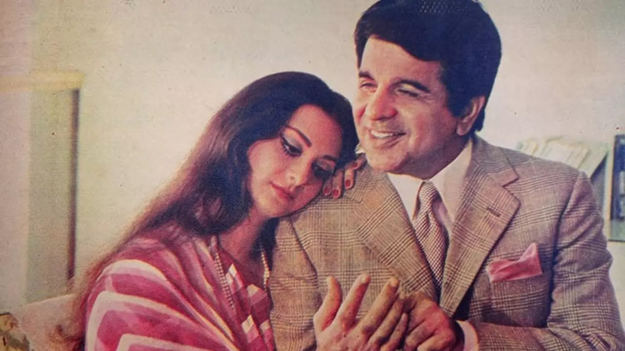 Dilip Kumar and Saira Banu