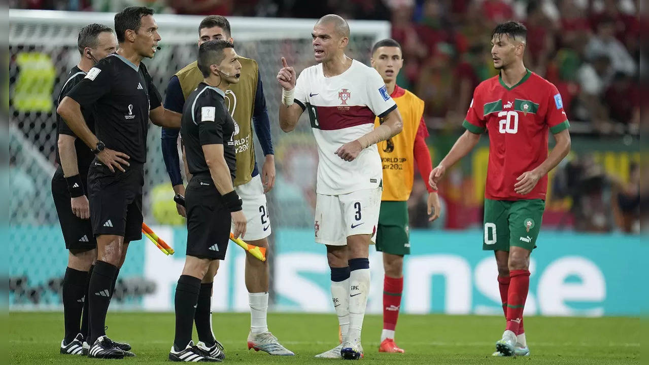 Pepe FIFA World Cup Argentina Portugal referre