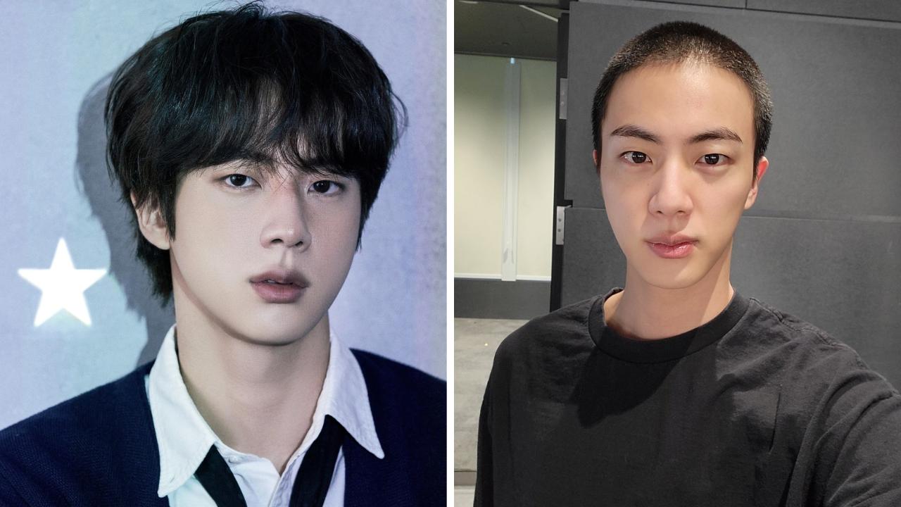 Bts Jin Looks Cuter Than He Thought With Buzzcut Hairstyle For His Mandatory Military Service 