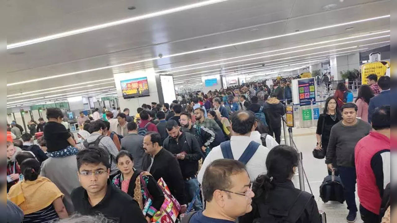 Delhi airport Terminal 3 chaos