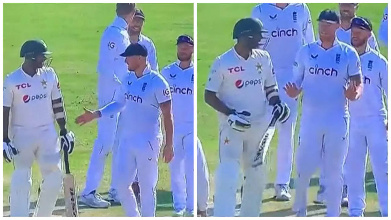 Ben Stokes handshake