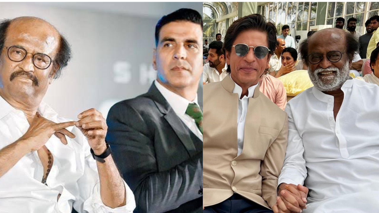 Rajinikanth, Akshay Kumar and Shah Rukh Khan