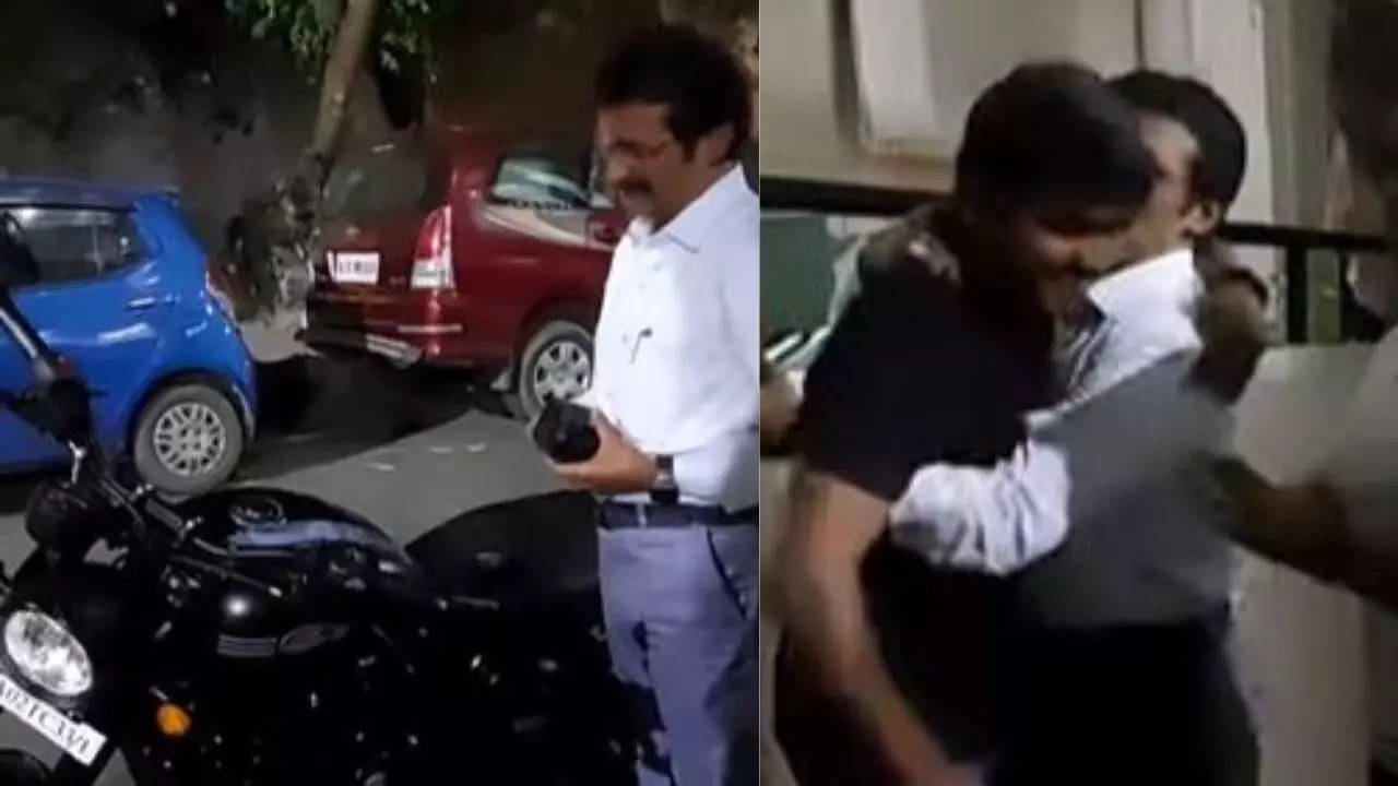 Son surprises father with bike, his reaction is priceless | Times Now