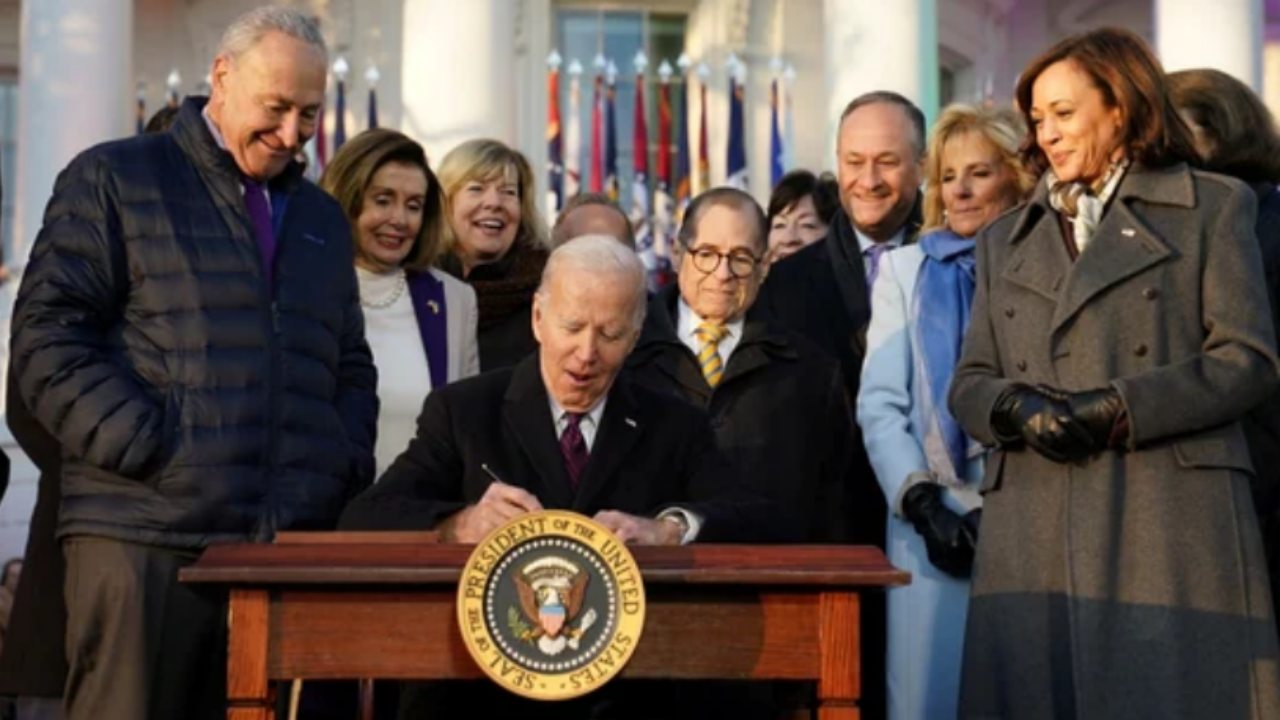 Vital Step Toward Equality Us President Biden Signs Same Sex Marriage Bill Into Law Times Now 