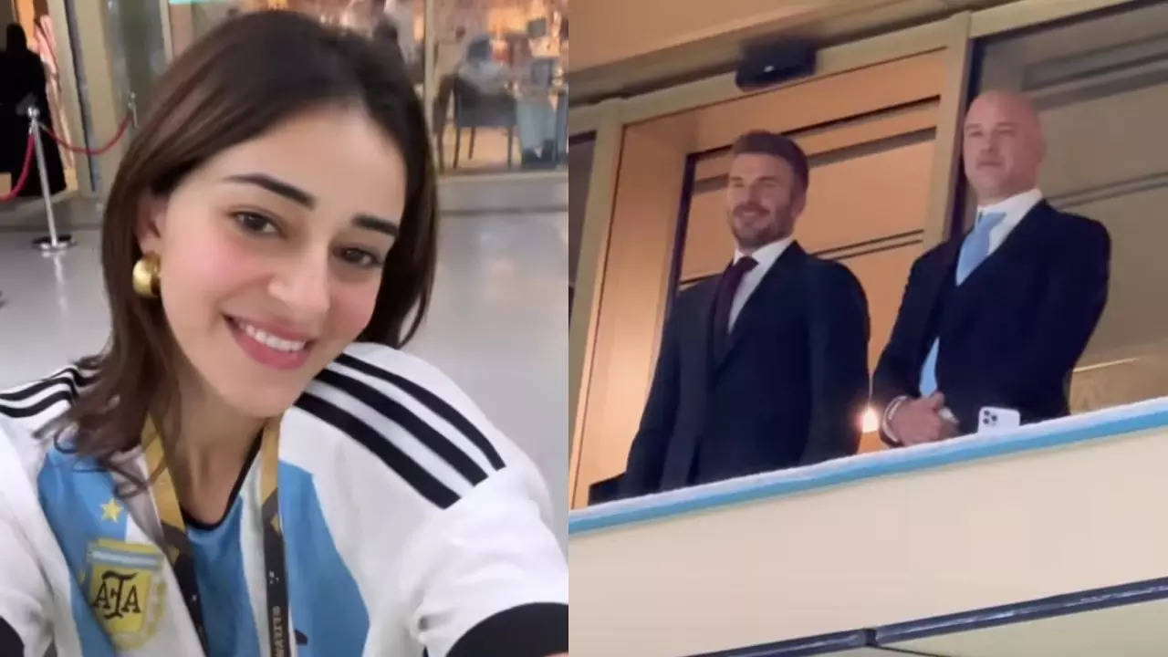 Ananya Panday at FIFA World Cup