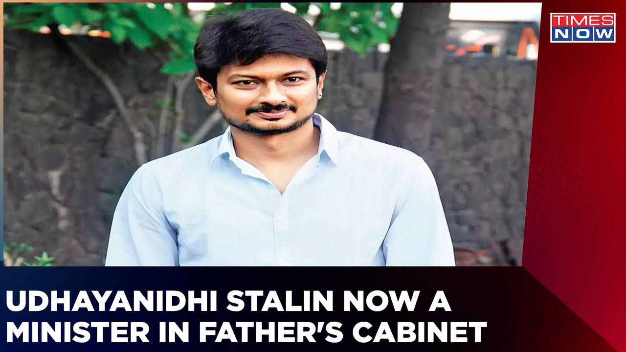 MK Stalin's Son Udhayanidhi Sworn In As Minister | Joins Father's ...