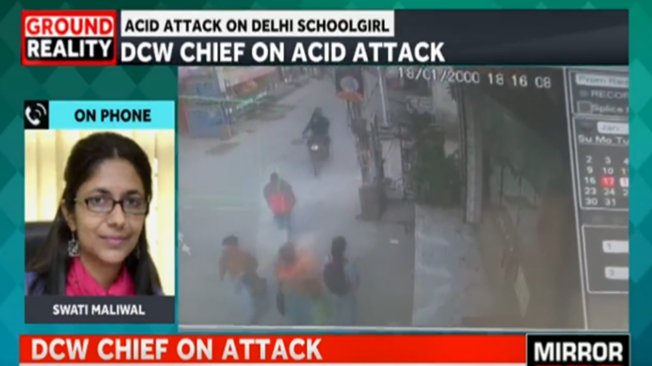 DCW chief Swati Maliwal condemns acid attack on teen