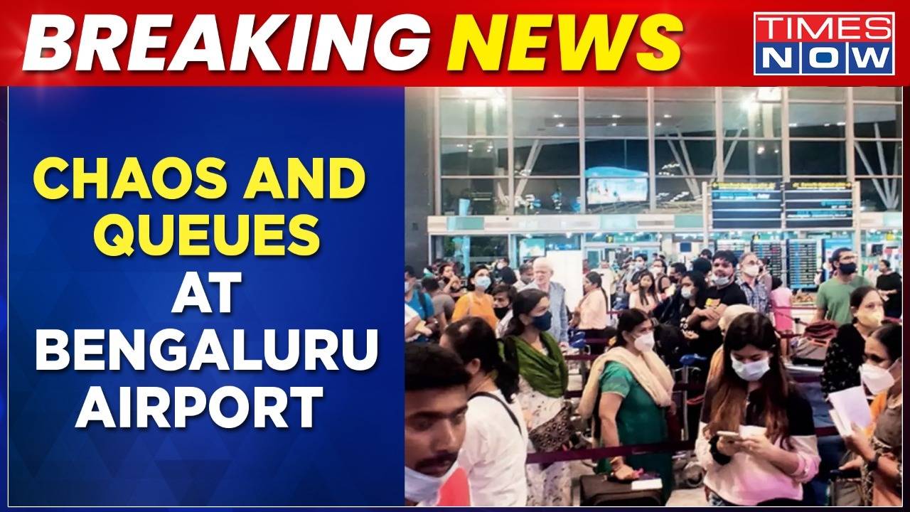 Heavy Chaos At Delhi, Bengaluru, And Maharashtra Airports | Congestion ...