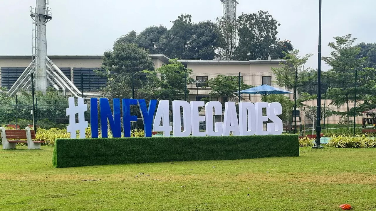 Infosys 4 decades.