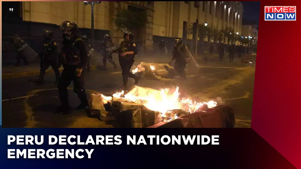 Peru Declares 30-Day Nationwide State Of Emergency As Political Crisis ...