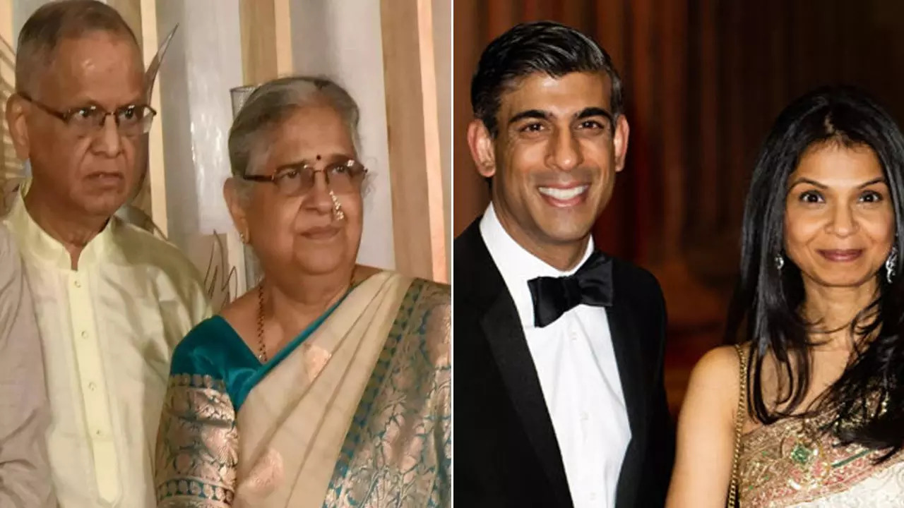 UK PM Rishi Sunak is married to Narayana and Sudha Murthy's daughter Akshata Murthy