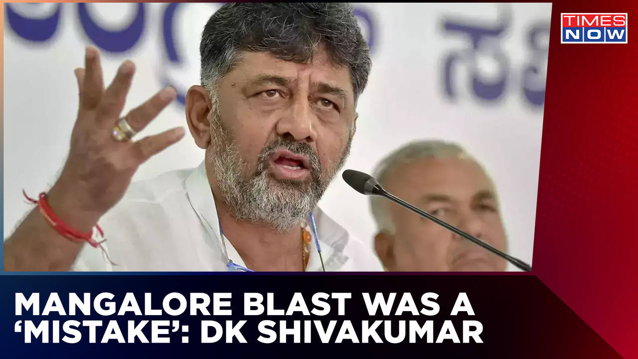 Karnataka Congress Chief Dk Shivakumar Gives Clean Chit To Mangalore Blast Accused Times Now