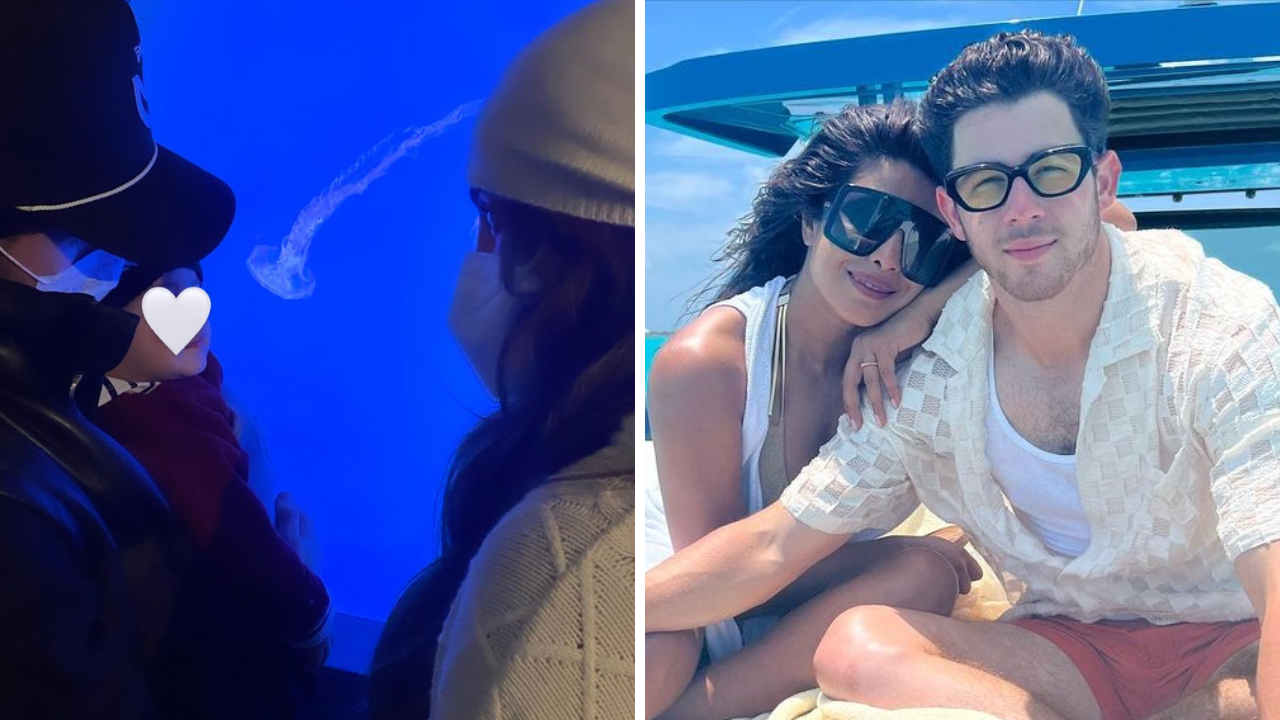 Priyanka Chopra's aquarium trip with hubby Nick Jonas, daughter Malti 