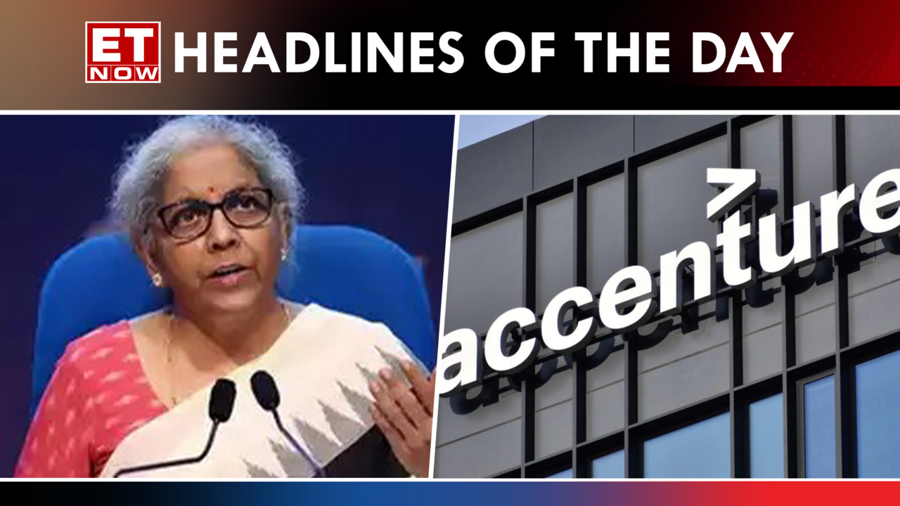 Accenture Q2 Forecast Disappoints Finance Minister To Chair GST