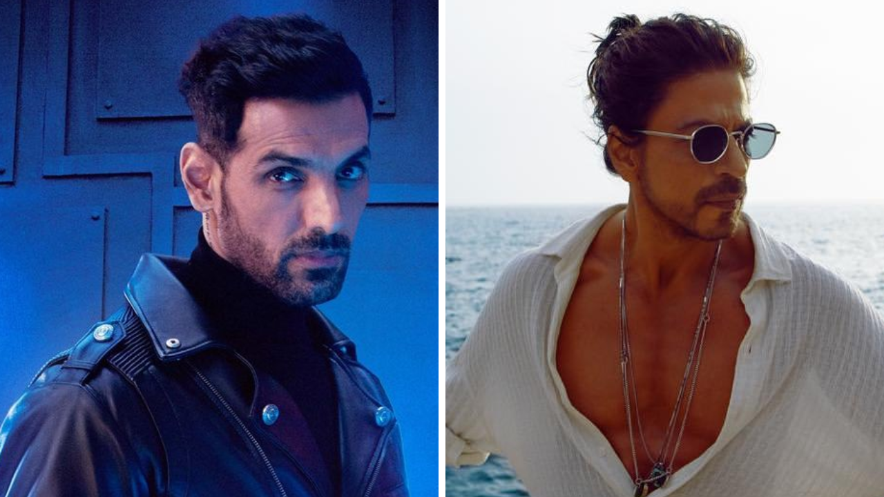 Shah Rukh Khan unveils 'buddy' John Abraham's new look on Pathaan co-star's birthday