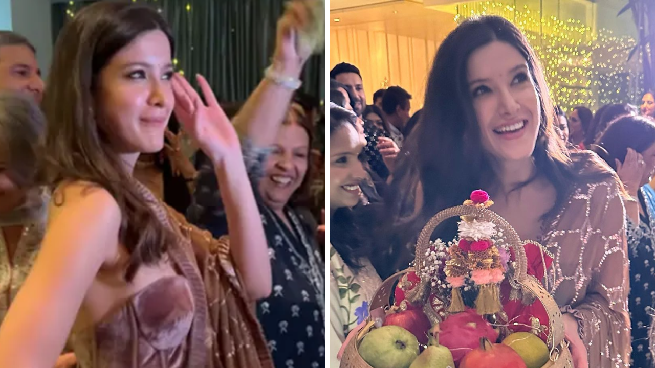 Shanaya Kapoor dances her heart out to dhol beats at an engagement party