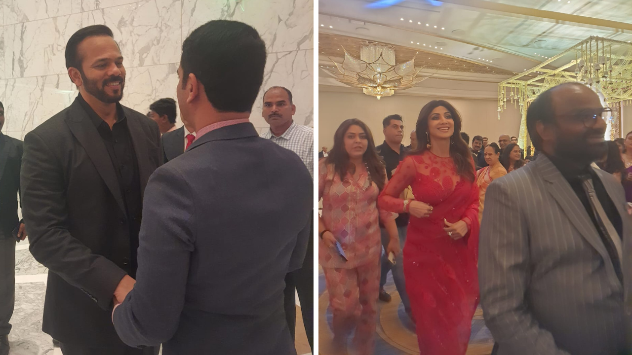 Shilpa Shetty, Rohit Shetty grace Mumbai Commissioner Vivek Phansalkar's daughter's wedding