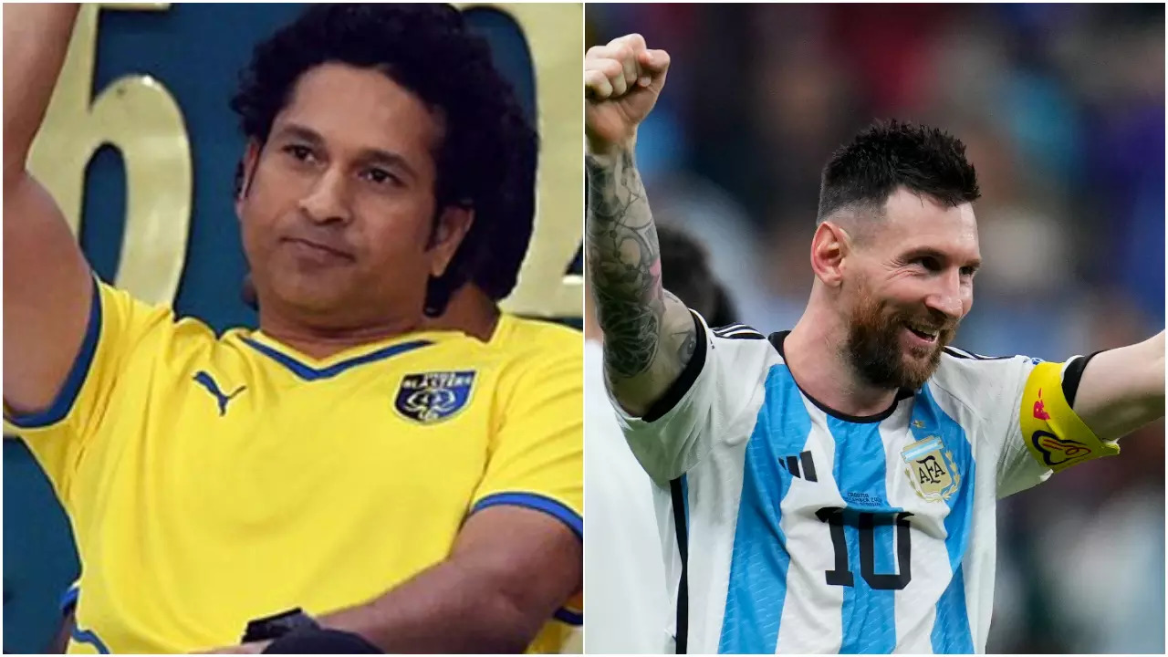 Sachin Tendulkar and Lionel Messi