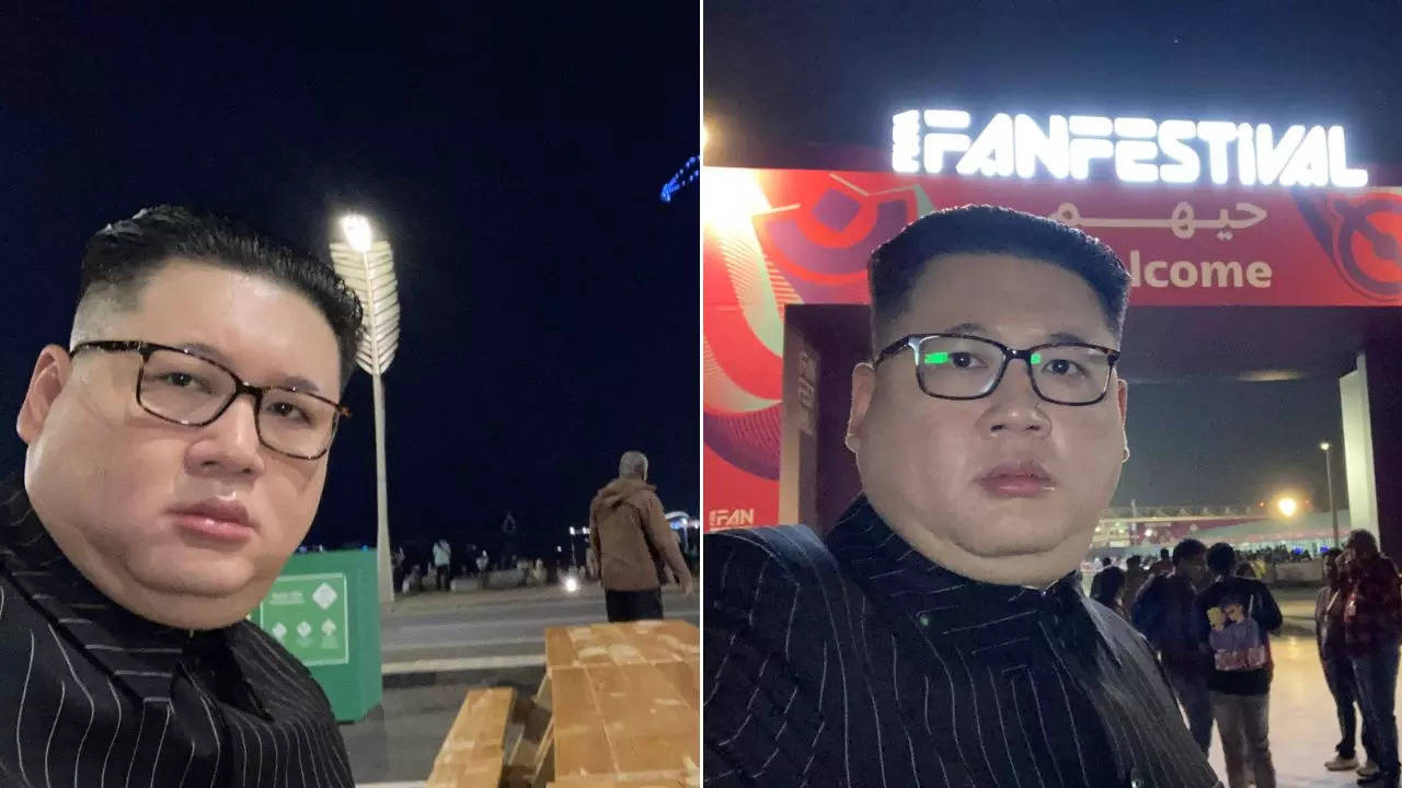 Kim Jong Un look-alike at Qatar World Cup