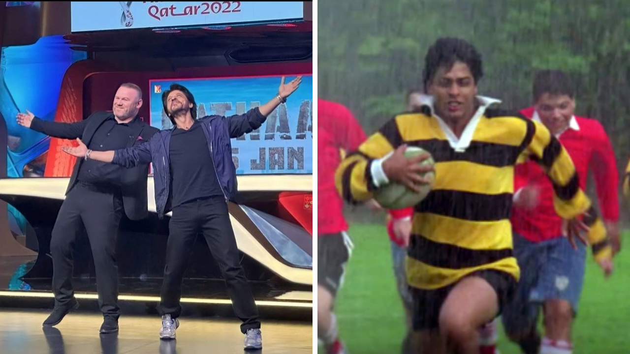 SRK jokes he tried Wayne Rooney's sliding celebration in DDLJ's Rugby scene