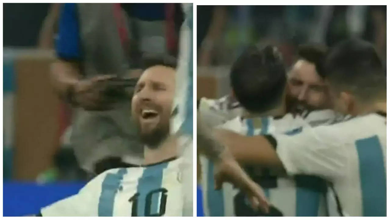 Messi celebration