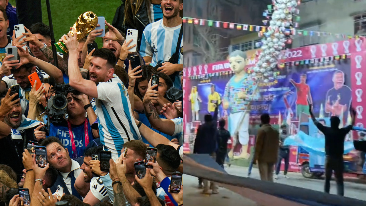 Kolkata fans hit the streets to celebrate Argentina's FIFA World