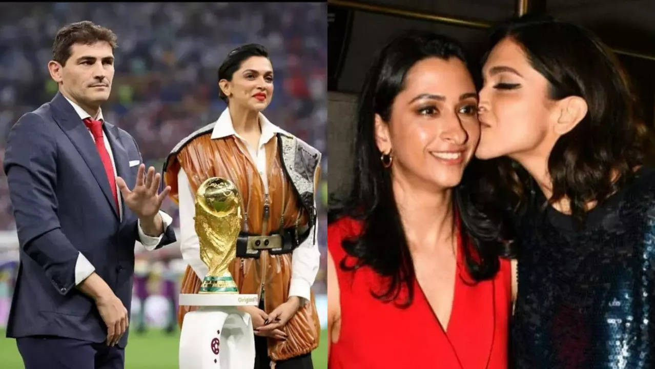 Deepika Padukone at FIFA World Cup 2022: Bollywood star unveils trophy  before final