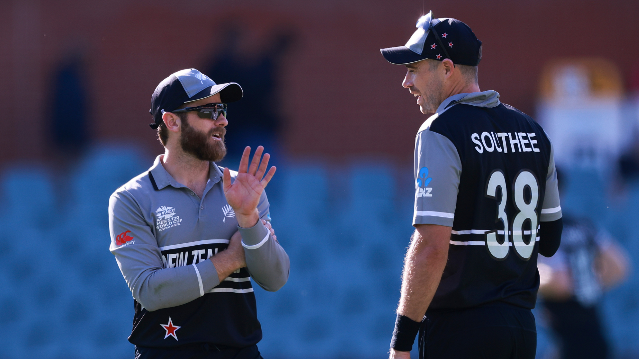 Kane Williamson and Tim Southee