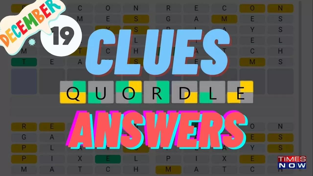 Quordle 329 Todays Answer Monday Magic Quordle Hints Clues And