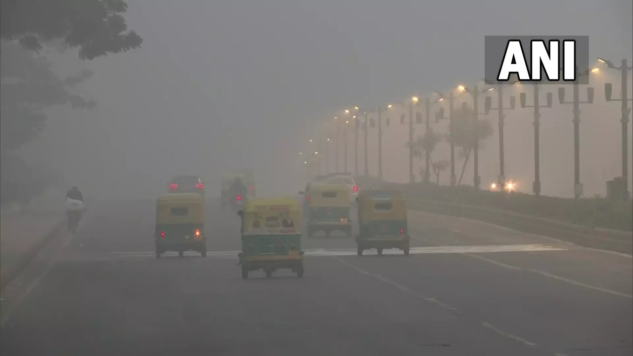 dense fog at lodhi road  - ANI.