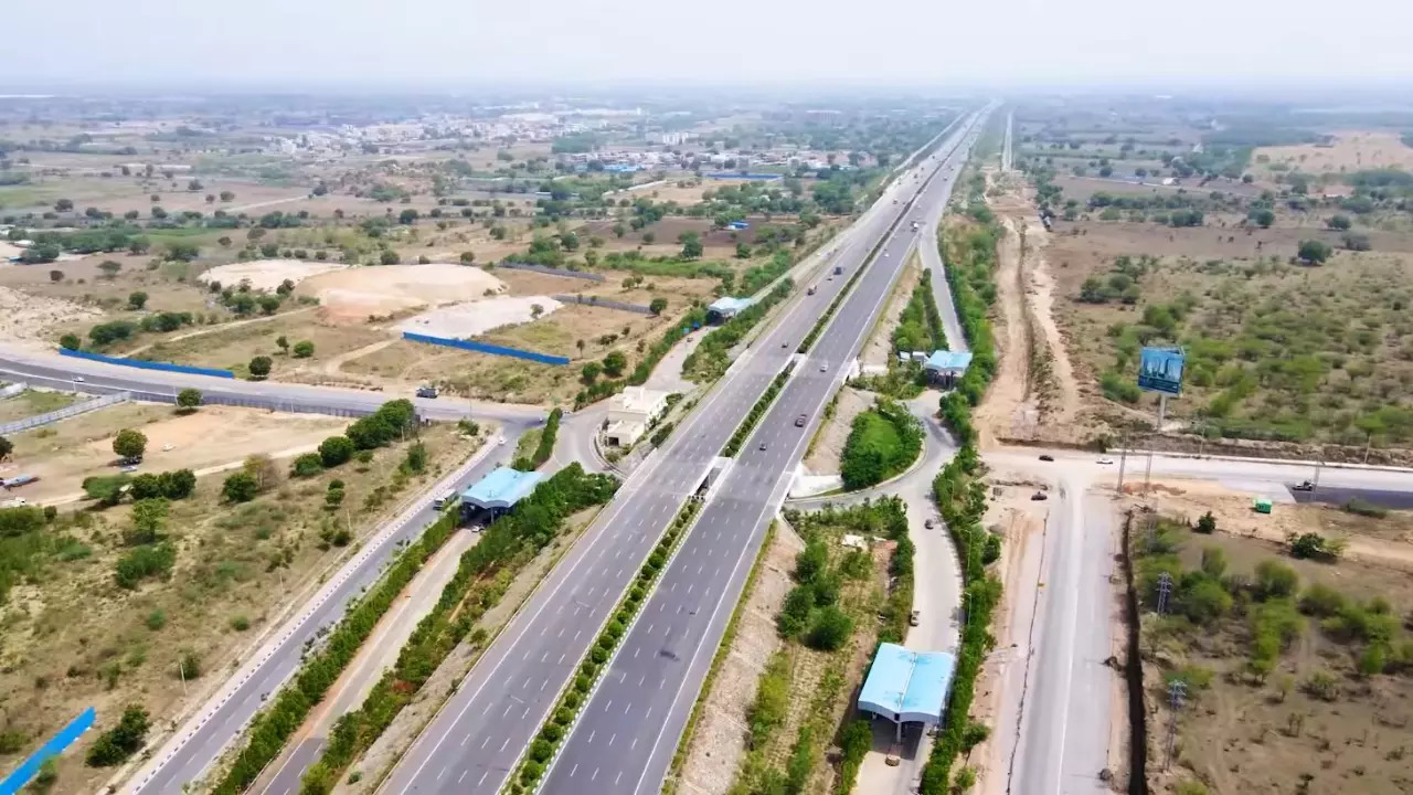 Hyderabad trumpet shaped interchange