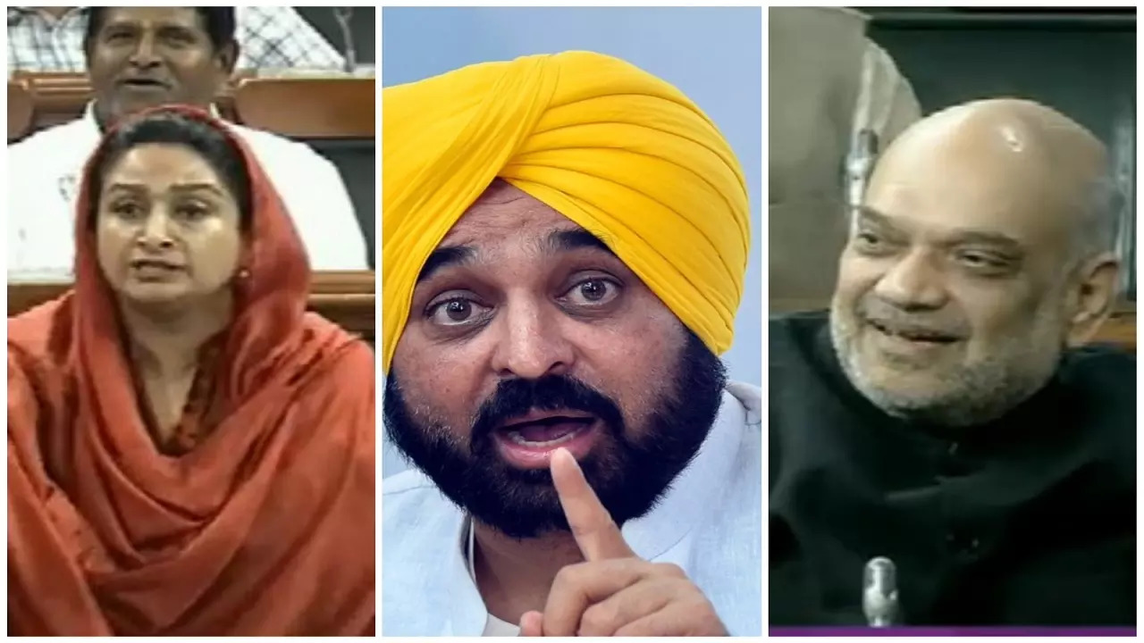 Harsimrat Badal tears into Punjab CM, Amit Shah laughs