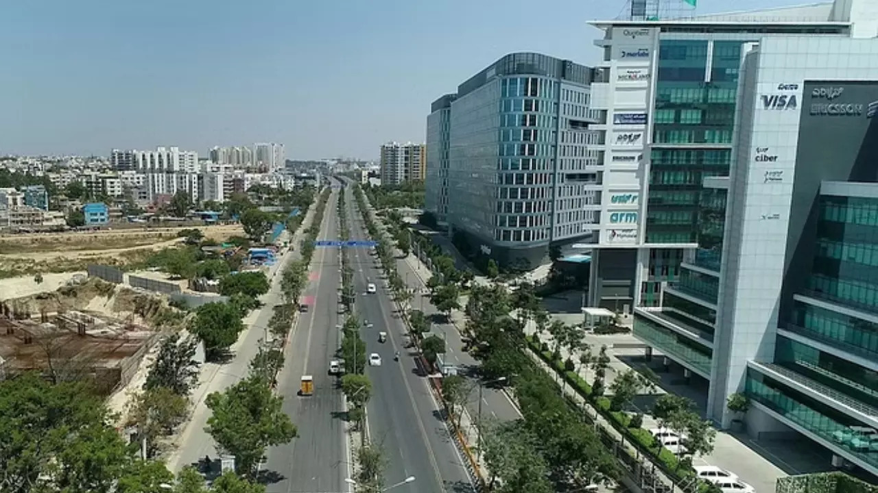 A view of Outer Ring Road, Bengaluru.