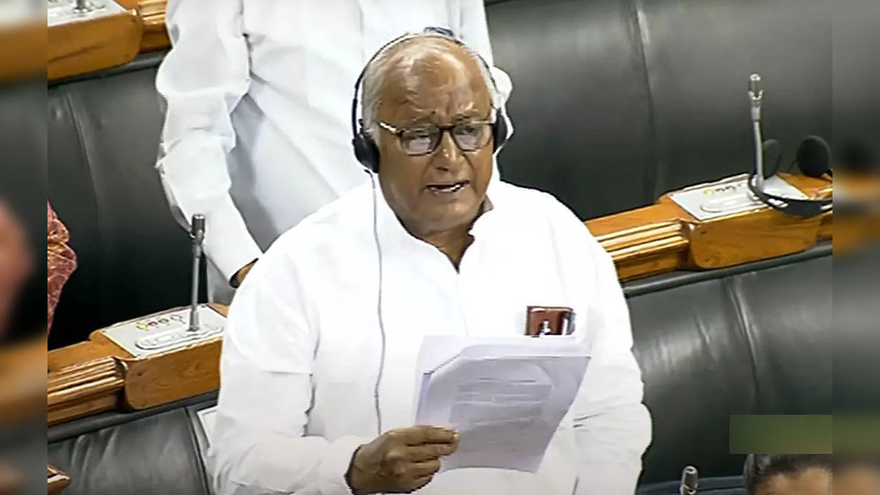 New Delhi, Aug 03 (ANI): Trinamool Congress (TMC) MP Saugata Roy speaks in Lok S...