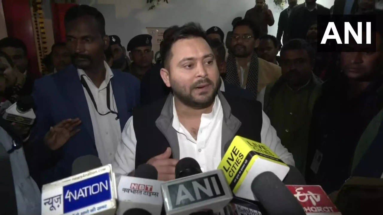 In his response to the allegations, Tejashwi Yadav said: 'It is a propaganda running against us. Everyone knows who is setting propaganda and news channels are executing it. They do not see how we are giving jobs to people of Bihar.