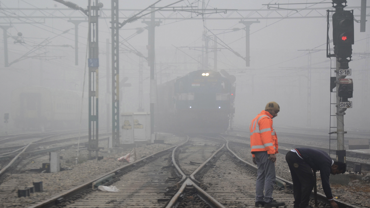 fog, fog in delhi