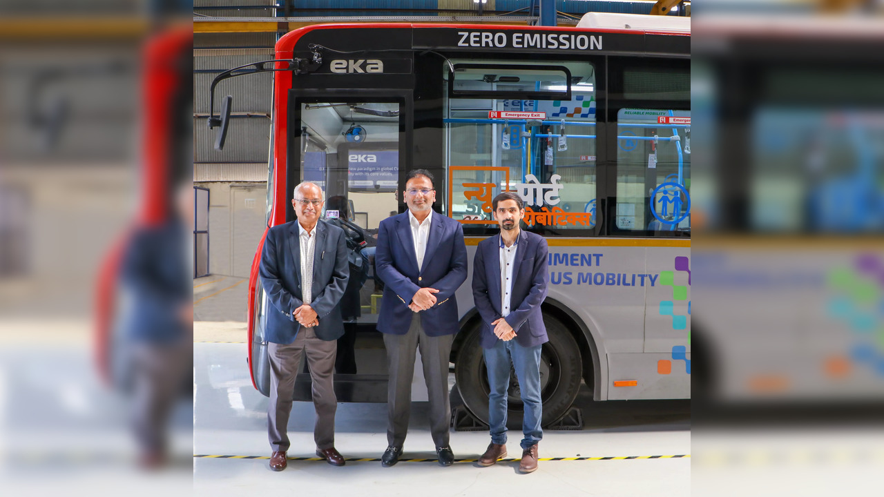 EKA Mobility has introduced a new electric bus with Level 2 ADAS in India